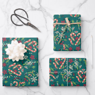 Feuille De Papier Cadeau Geschenkpapier Set Weihnachten