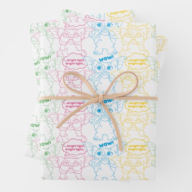 Feuille De Papier Cadeau Gizmo | Lumière Lumineuse ! Lumière Lumineuse ! (En situation)