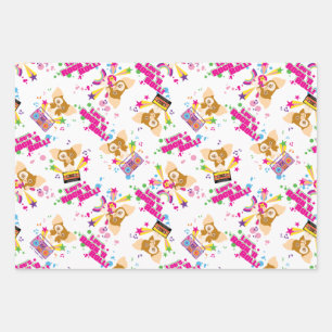 Feuille De Papier Cadeau Gizmo   Motif Rock 'n Roll