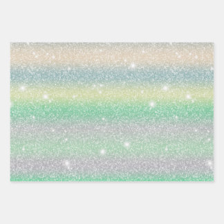 Feuille De Papier Cadeau Glitterie et Starry cadeau mignon 1