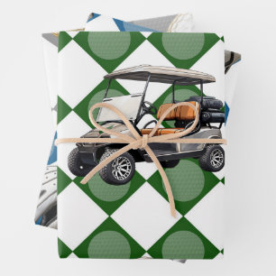 Feuille De Papier Cadeau Golf à thème pour Golfer