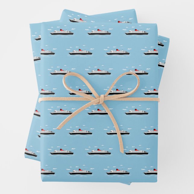 Feuille De Papier Cadeau Grande fête de la piscine (En situation)