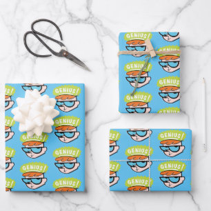 Feuille De Papier Cadeau Graphique de légende Dexter "Genius"