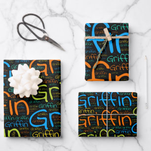Feuille De Papier Cadeau Griffin