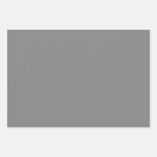 Feuille De Papier Cadeau Gris de cuisse (couleur solide) (Devant)