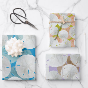 Feuille De Papier Cadeau Gros Dollars De Sable À Motif Plat