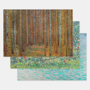 Feuille De Papier Cadeau Gustav Klimt - Sélection nature/paysage