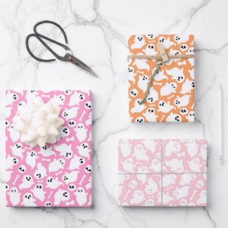 Feuille De Papier Cadeau Halloween