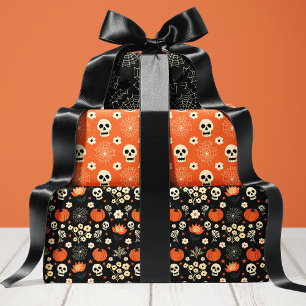 Feuille De Papier Cadeau Halloween Chic et Surnaturel