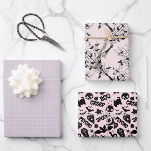 Feuille De Papier Cadeau HALLOWEEN déplaisant ET PEUR