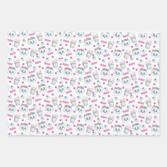 Feuille De Papier Cadeau Halloween paper (Devant)