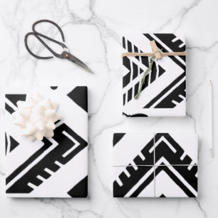 Feuille De Papier Cadeau Harmonie Herringbone