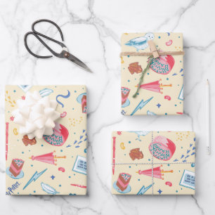 Feuille De Papier Cadeau HARRY POTTER™ Motif de fête d'anniversaire