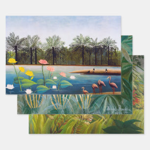 Feuille De Papier Cadeau Henri Rousseau - Sélection des chefs-d'oeuvre de l