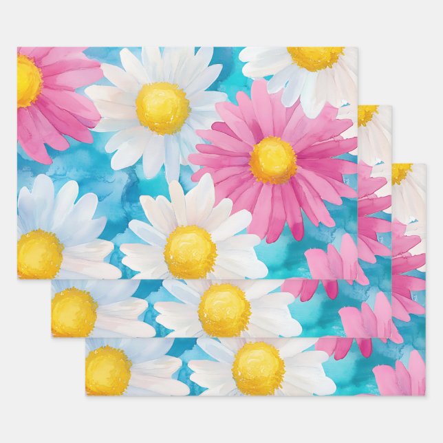 Feuille De Papier Cadeau Heure d'été (Lot)