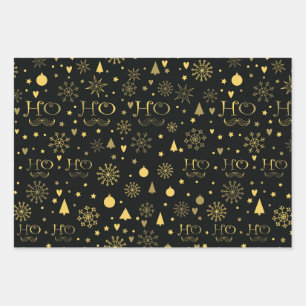 Feuille De Papier Cadeau Ho-ho-ho