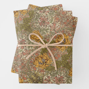 Feuille De Papier Cadeau Honeysucké Delight William Morris Larkspur