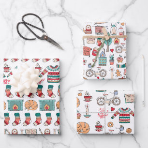 Feuille De Papier Cadeau Hygee Christmas Jumper Motif