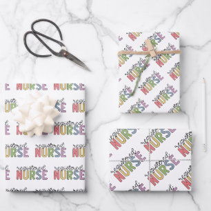 Feuille De Papier Cadeau Infirmière inscrite infirmière infirmière infirmiè