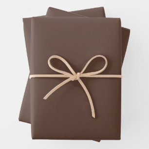 Feuille De Papier Cadeau Insensé Brown (Le Brown Brown)