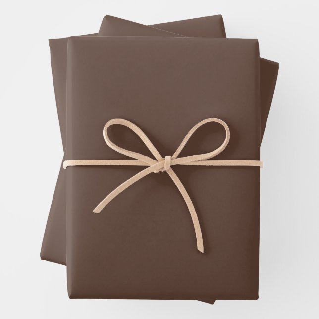 Feuille De Papier Cadeau Insensé Brown (Le Brown Brown) (En situation)