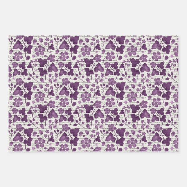 Feuille De Papier Cadeau Jane Austen Raspberries sauvages (Devant)