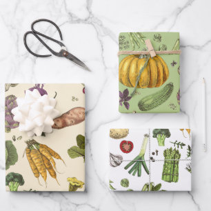 Feuille De Papier Cadeau Jardin de culture de légumes du passe-temps
