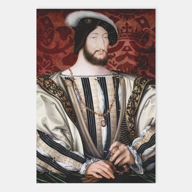 Feuille De Papier Cadeau Jean Clouet - François Ier, Roi de France (Créateur téléchargé)