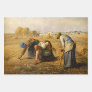 Feuille De Papier Cadeau Jean-François Millet - Les Gleaners