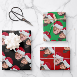 Feuille De Papier Cadeau Joe Biden Kamala Harris 2020 avec Santa Hats