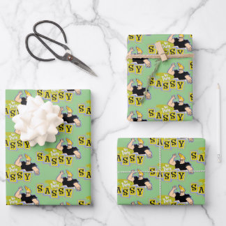 Feuille De Papier Cadeau Johnny Bravo - Hey There Sassy