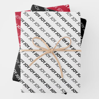 Feuille De Papier Cadeau Joie, Noël