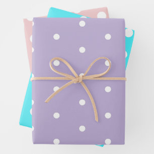 Feuille De Papier Cadeau Joli point Polka