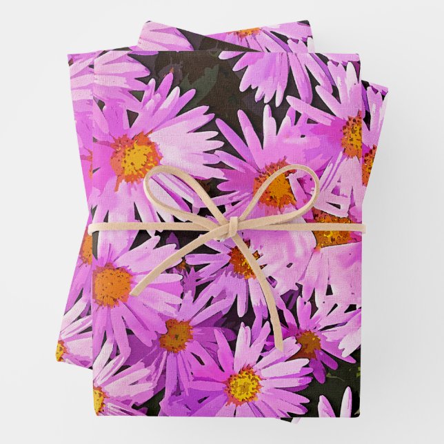 FEUILLE DE PAPIER CADEAU JOLIE JOLIE JOURNÉE ROSE (En situation)
