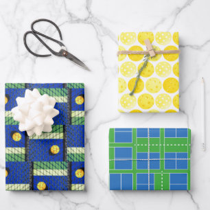 Feuille De Papier Cadeau Jouer à Pickleball "Jusqu'à ce que les lumières de