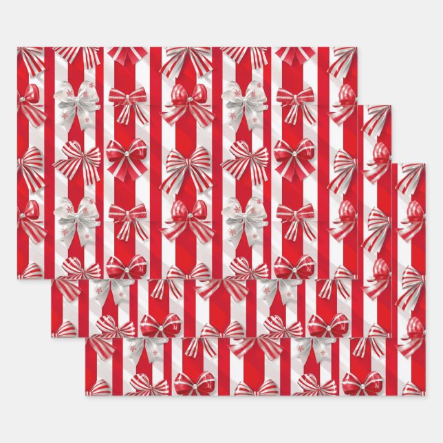Feuille De Papier Cadeau Jours fériés de menthe (Lot)