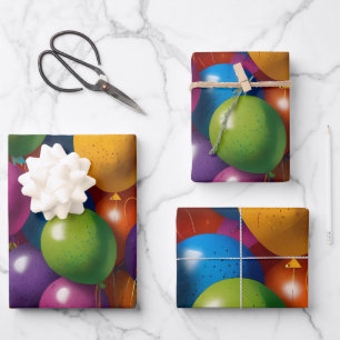 Feuille De Papier Cadeau Joyeux Invitation d'anniversaire