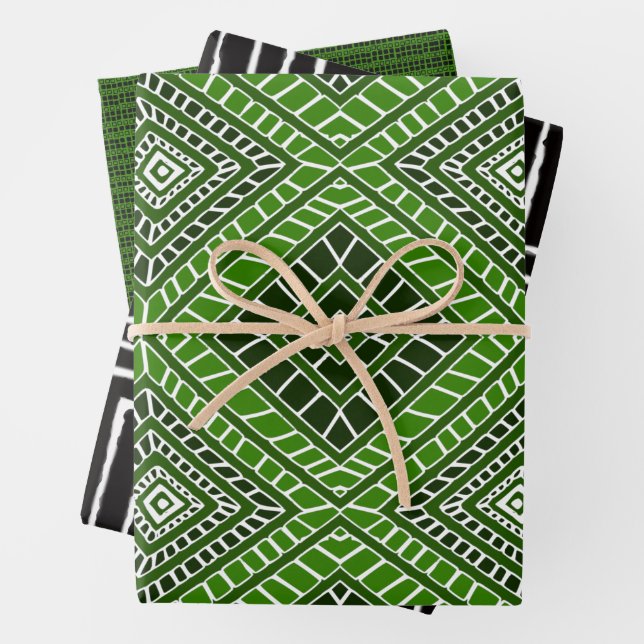 Feuille De Papier Cadeau Joyeux Kwanzaa (En situation)