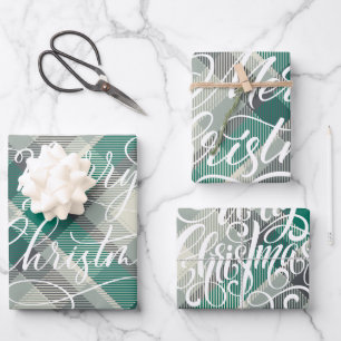 Feuille De Papier Cadeau Joyeux Noël En vichy Joyeux Noël