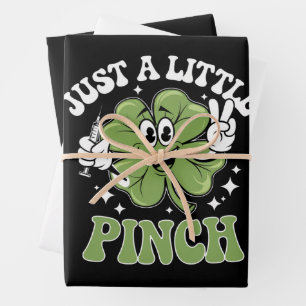 Feuille De Papier Cadeau Juste une petite pincée St Patrick's Day
