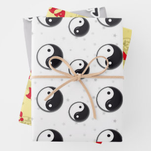 Feuille De Papier Cadeau Karate Motif