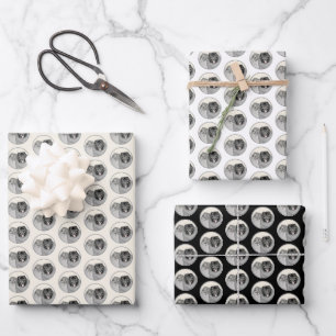 Feuille De Papier Cadeau Keeshond Graphics Keeshond Maman et Son Wrapping P