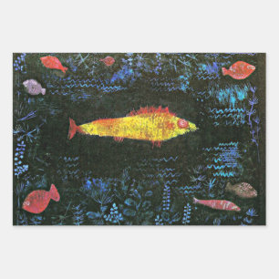 Feuille De Papier Cadeau Klee - Trois peintures populaires