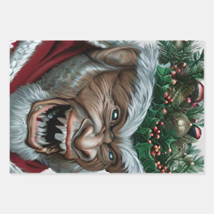 Feuille De Papier Cadeau Krampus Christmas Jigsaw Puzzle Postcard Food Lab
