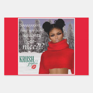 Feuille De Papier Cadeau Krush Graphix par Ahsek Novel Cadeau Enveloppe 1