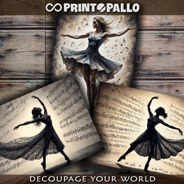 Feuille De Papier Cadeau La danse et la musique sauveront le monde -  (Créateur téléchargé)