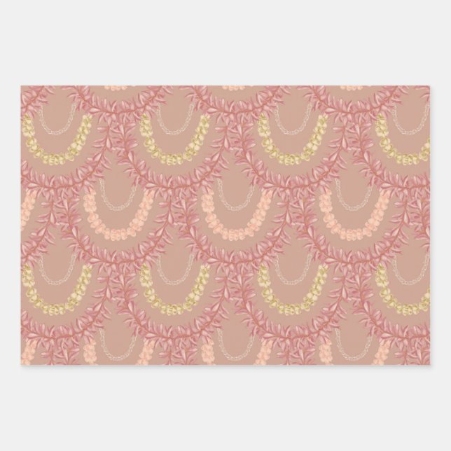 Feuille De Papier Cadeau Lā Lei Plumeria par Wander With Aloha (Devant)