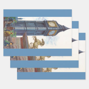 Feuille De Papier Cadeau La Tour de l'Horloge Big Ben au Palais de Westmins