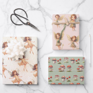 Feuille De Papier Cadeau Laine Fée Princesse Toadstool