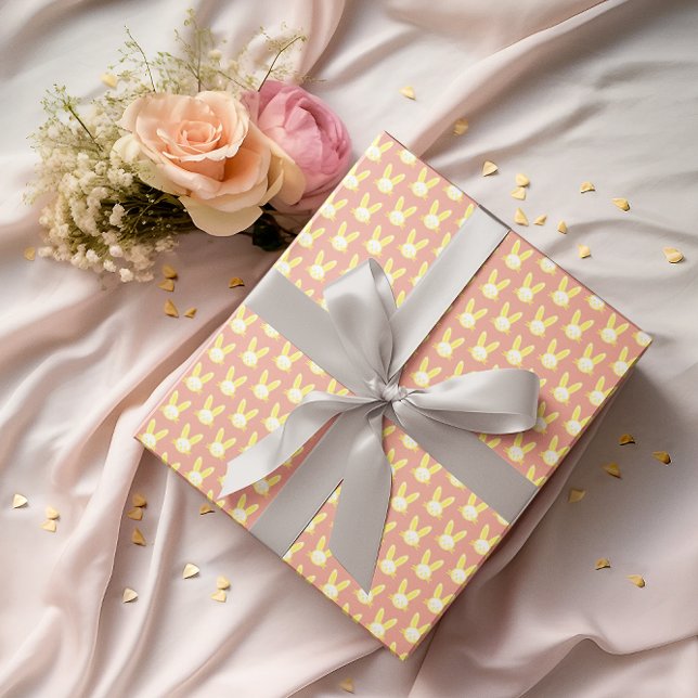 Feuille De Papier Cadeau Lapin de Pâques (Créateur téléchargé)